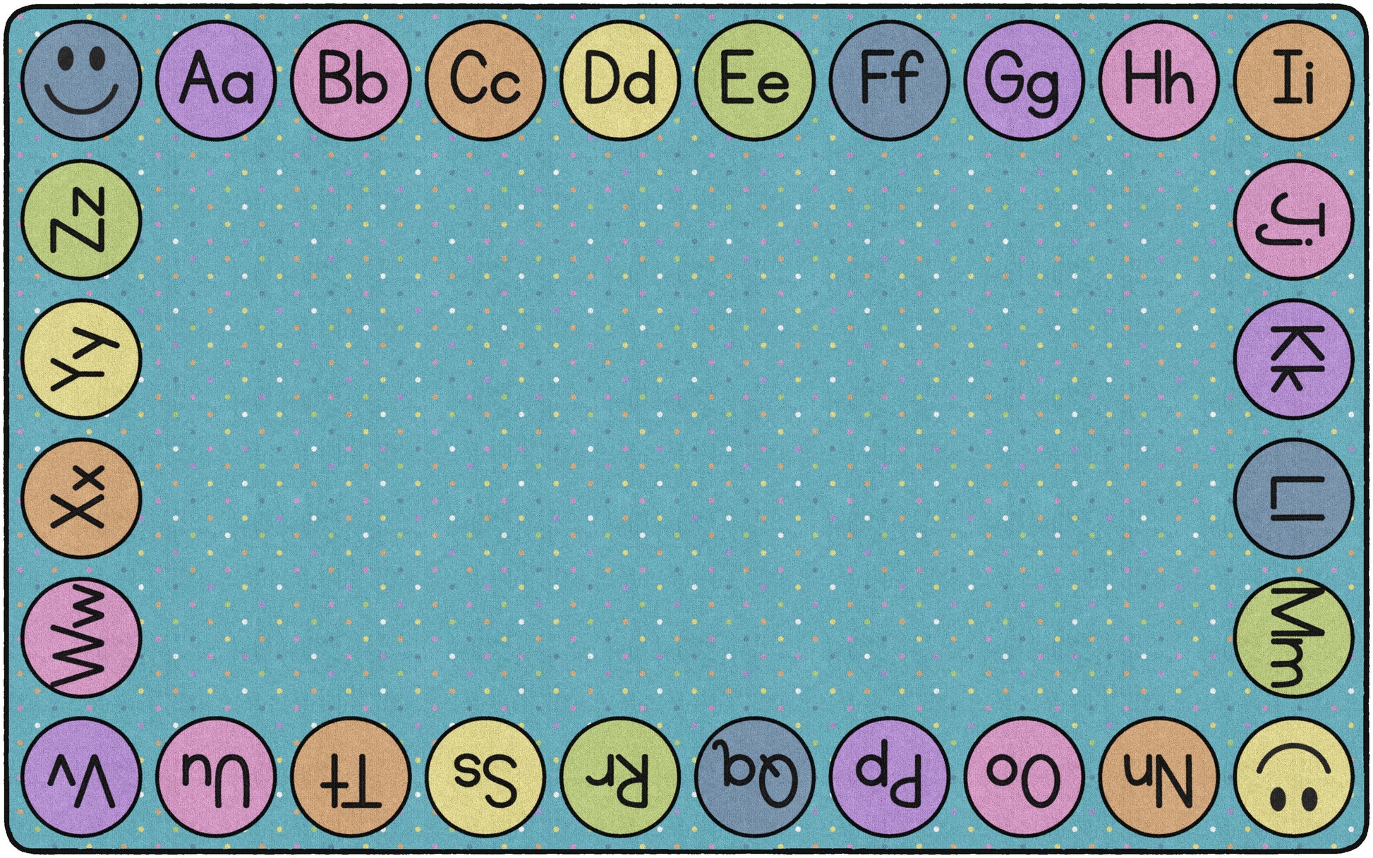 Smiley ABC's Rug