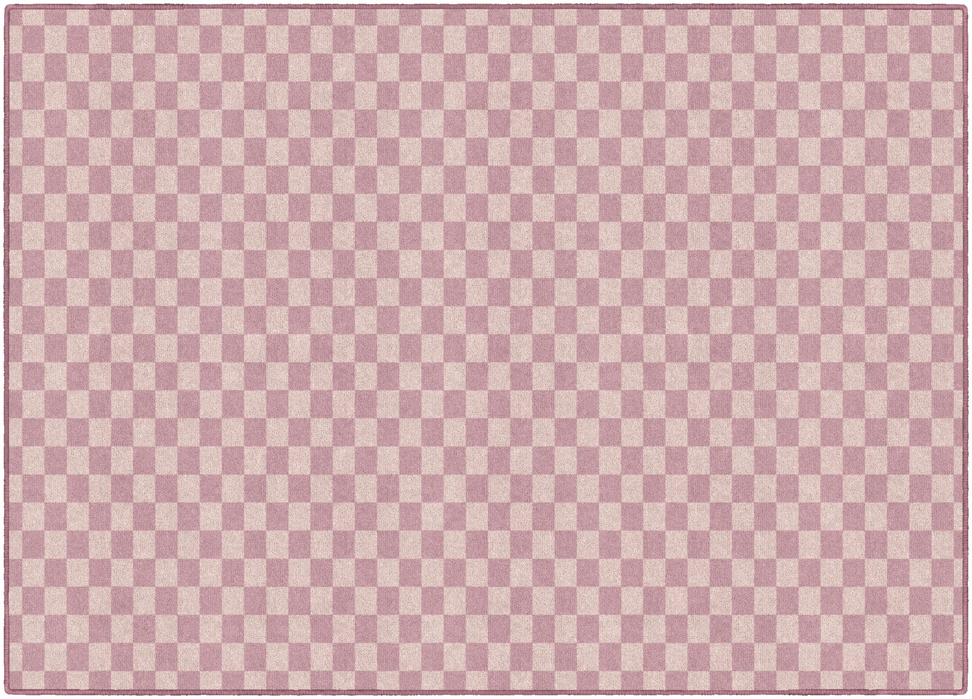 Blush Checkerboard Rug