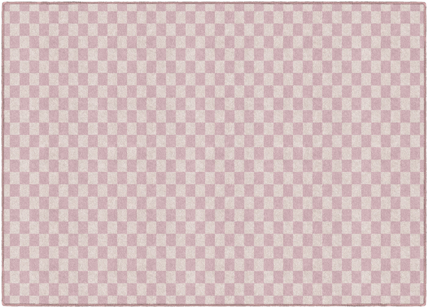 Pink Checkerboard Rug