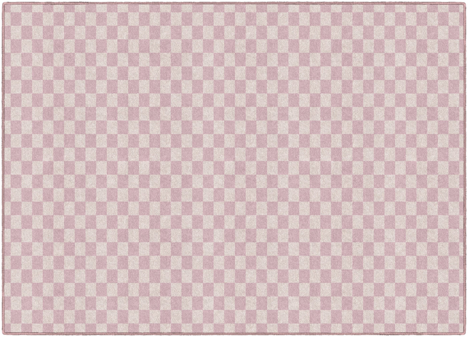 Pink Checkerboard Rug