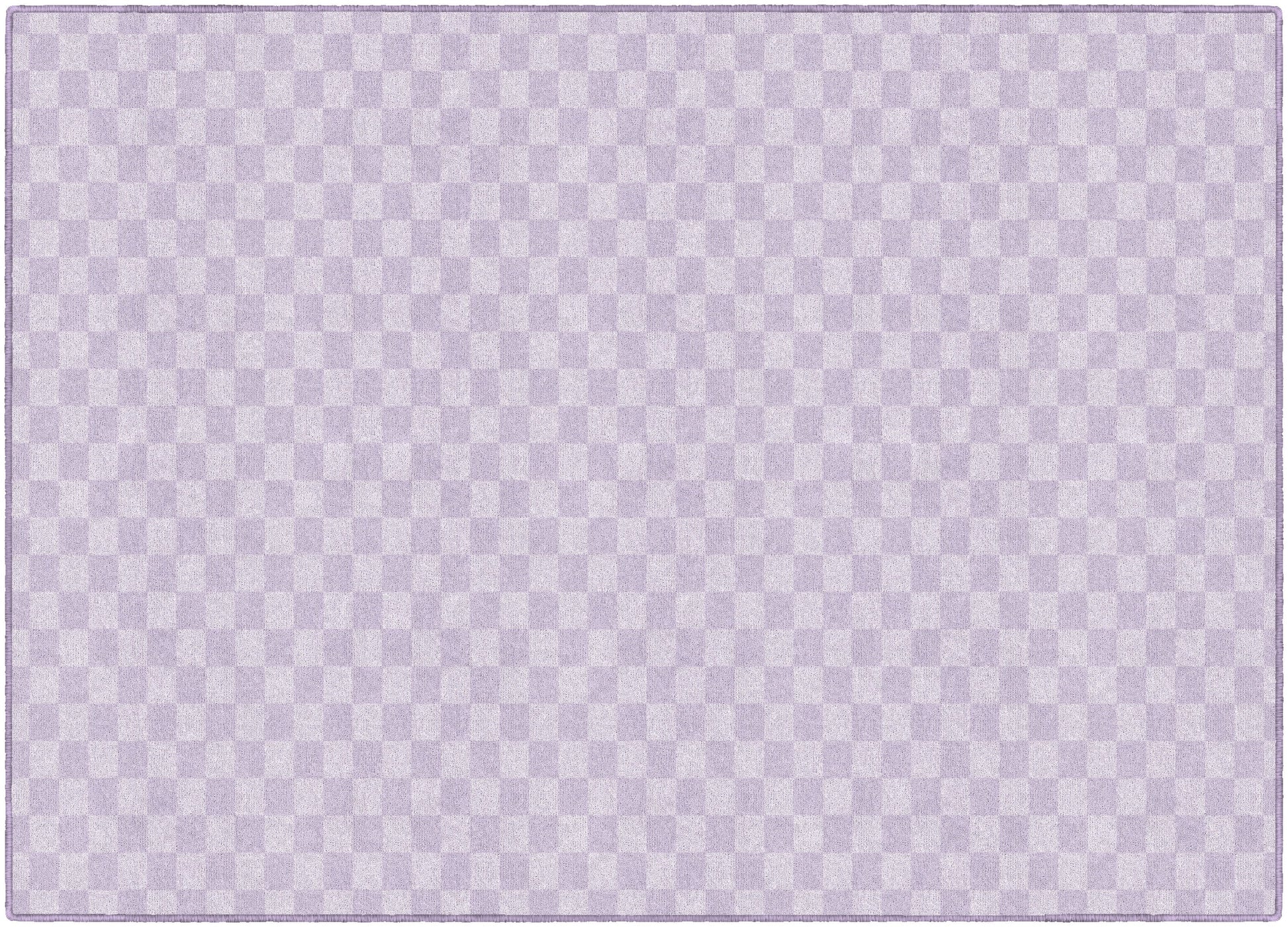 Lavender Checkerboard Rug