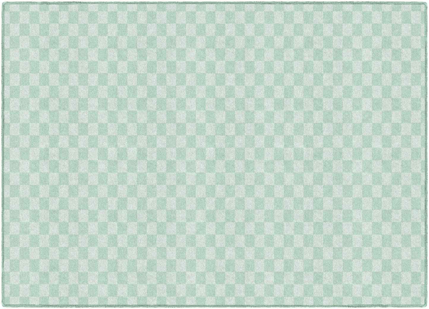 Mint Checkerboard Rug