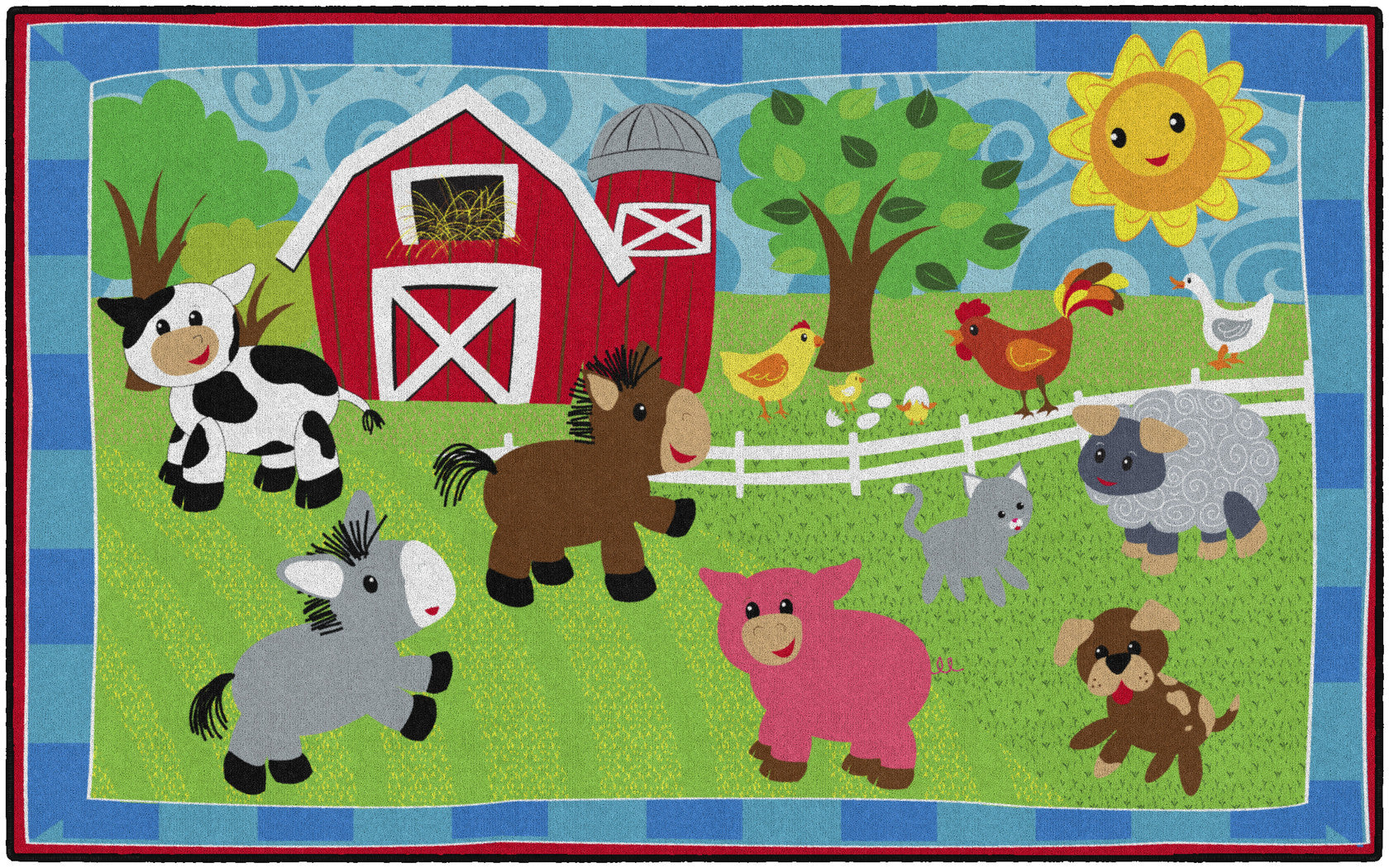 Cutie Barnyard Carpet