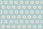 Good Vibes Turquoise Daisies Rug