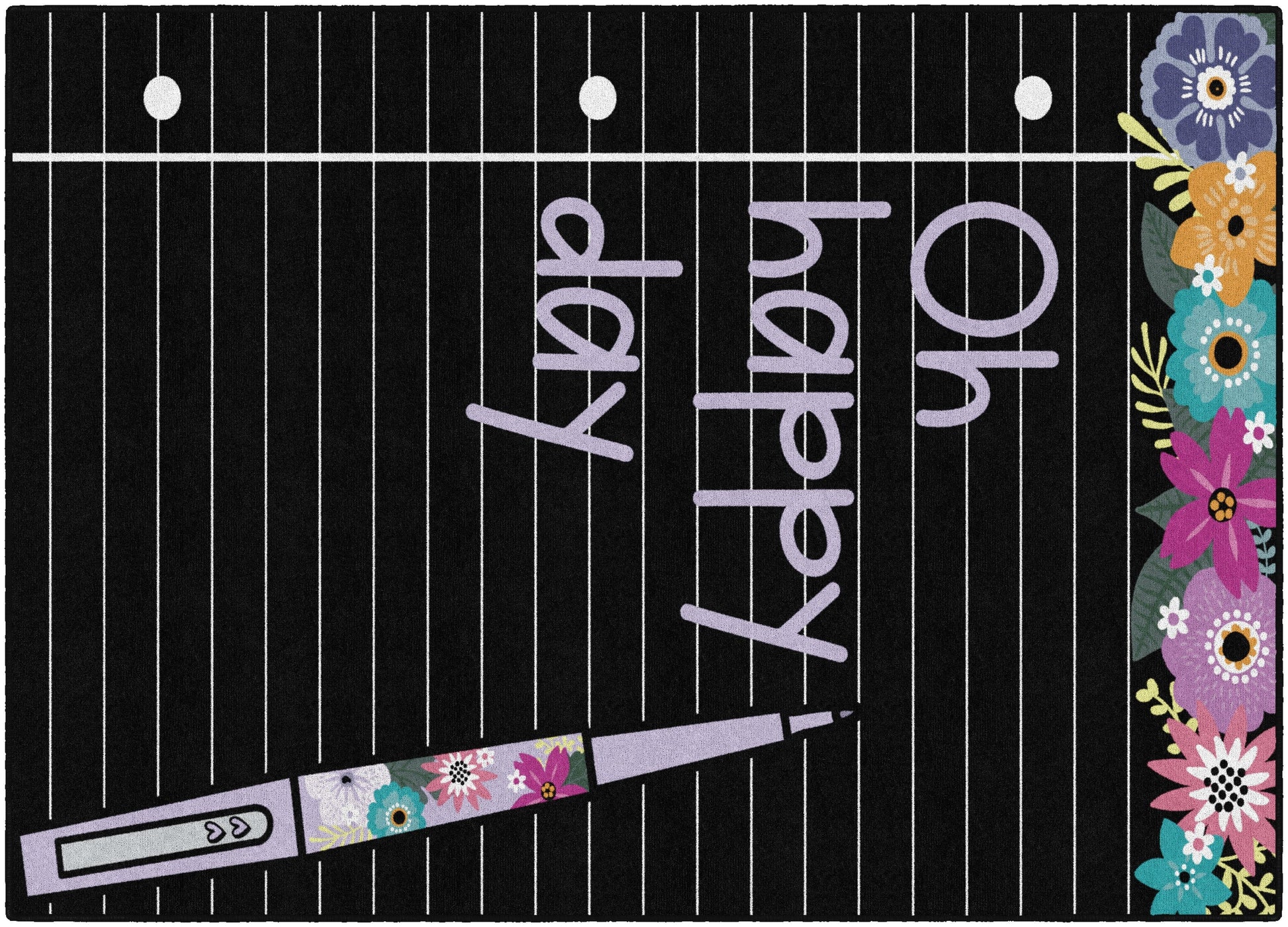 Oh Happy Day Notebook Paper Rug
