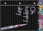 Oh Happy Day Notebook Paper Rug