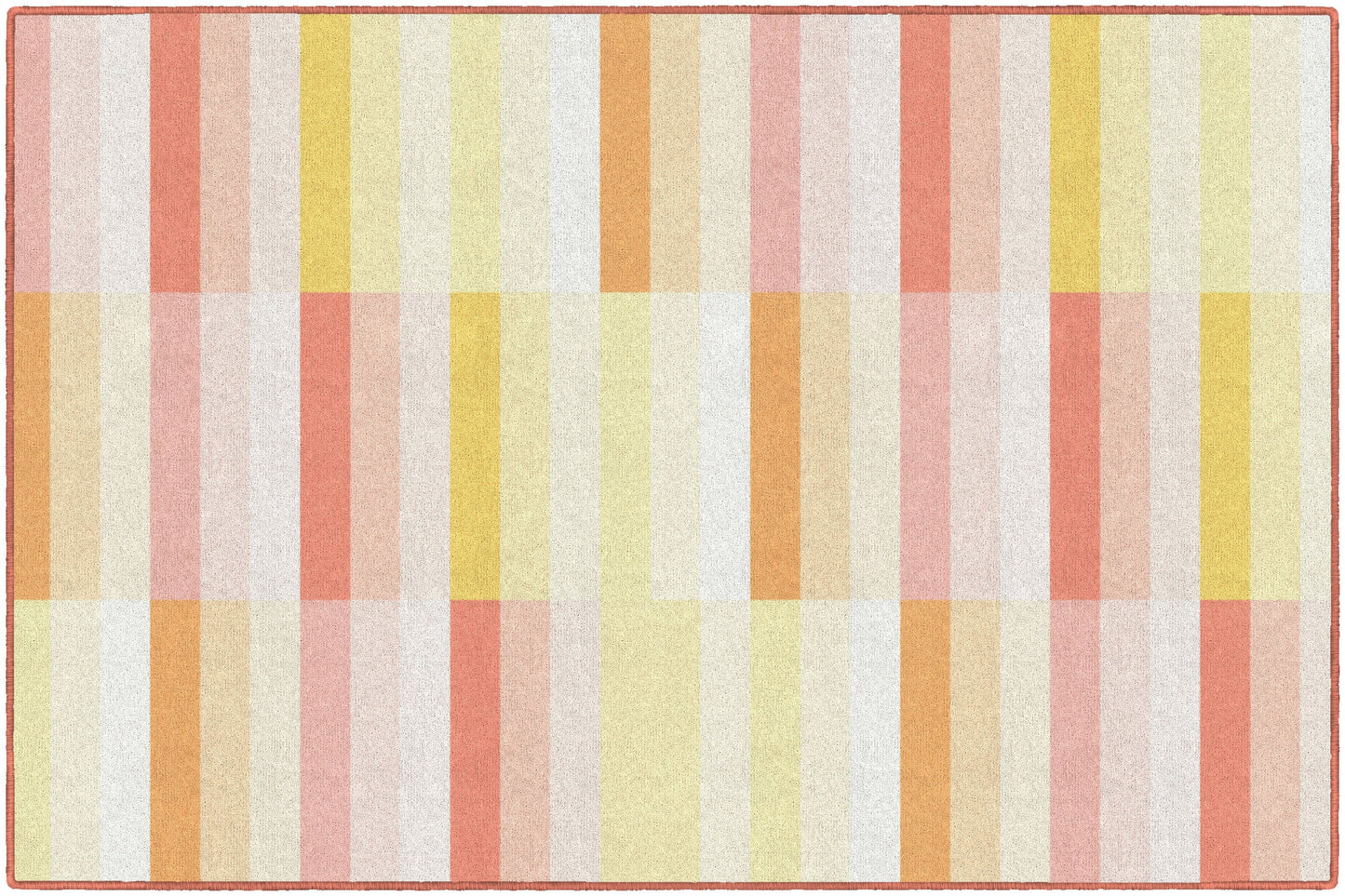 Simply Safari Sunset Contemporary Stripes Rug