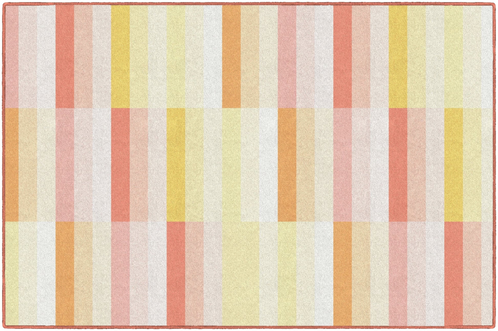 Simply Safari Sunset Contemporary Stripes Rug
