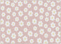 Retro Daisies On Pink Rug
