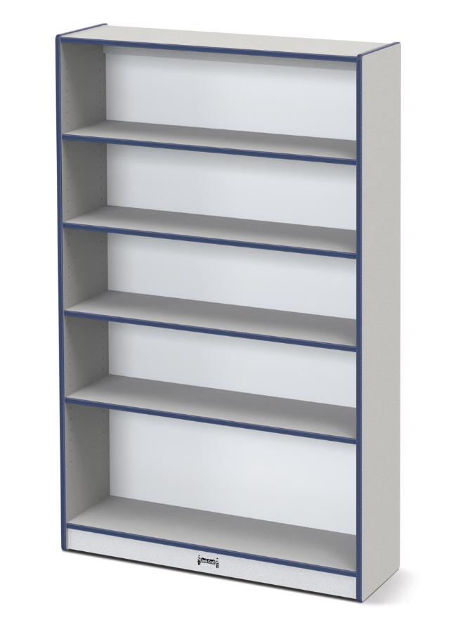 Rainbow Accents Tall Bookcase - Navy