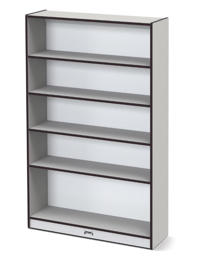 Rainbow Accents Tall Bookcase - Black