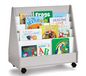 Rainbow Accents Double Sided Pick-a-Book Stand - Mobile - Gray