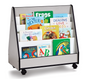 Rainbow Accents Double Sided Pick-a-Book Stand - Mobile - Black