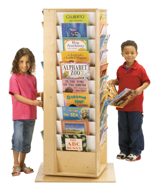 Jonti-Craft Revolving Large Literacy Tower