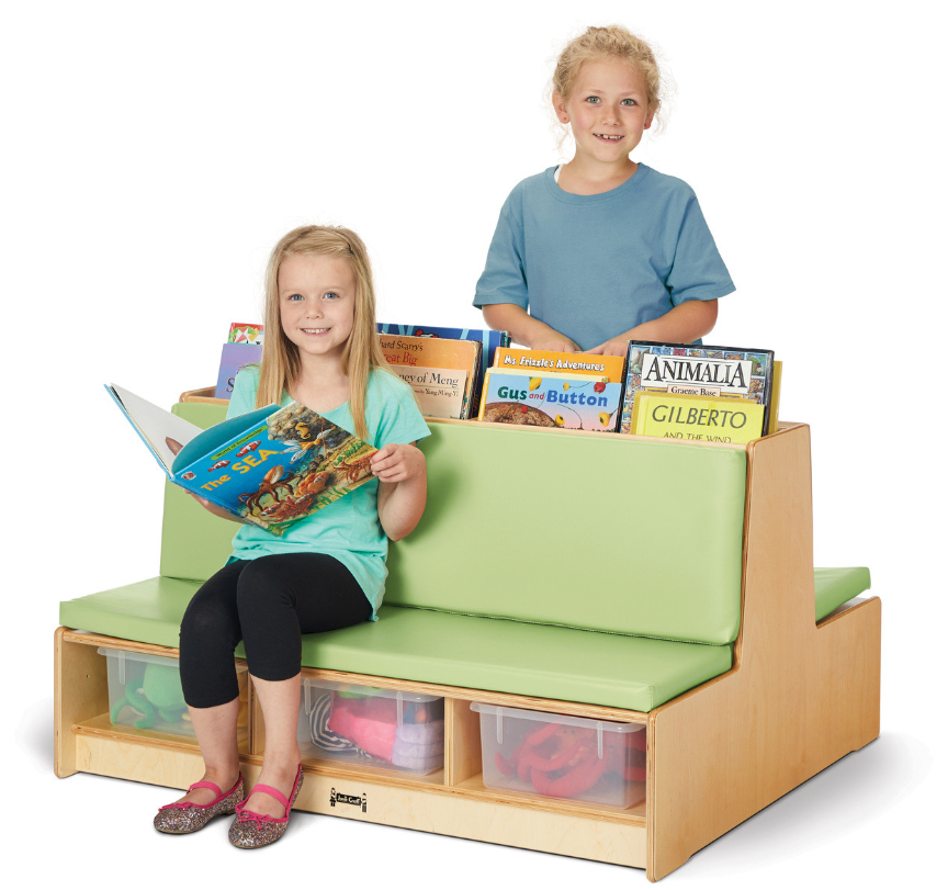Jonti-Craft Read-a-Round Couch - Key Lime