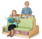 Jonti-Craft Read-a-Round Couch - Key Lime