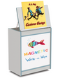 Rainbow Accents Big Book Easel - Magnetic Write-n-Wipe - Coastal Blue