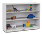 Rainbow Accents Super-Sized Adjustable Mobile Straight-Shelf - Gray