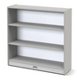 Rainbow Accents Short Bookcase - Gray