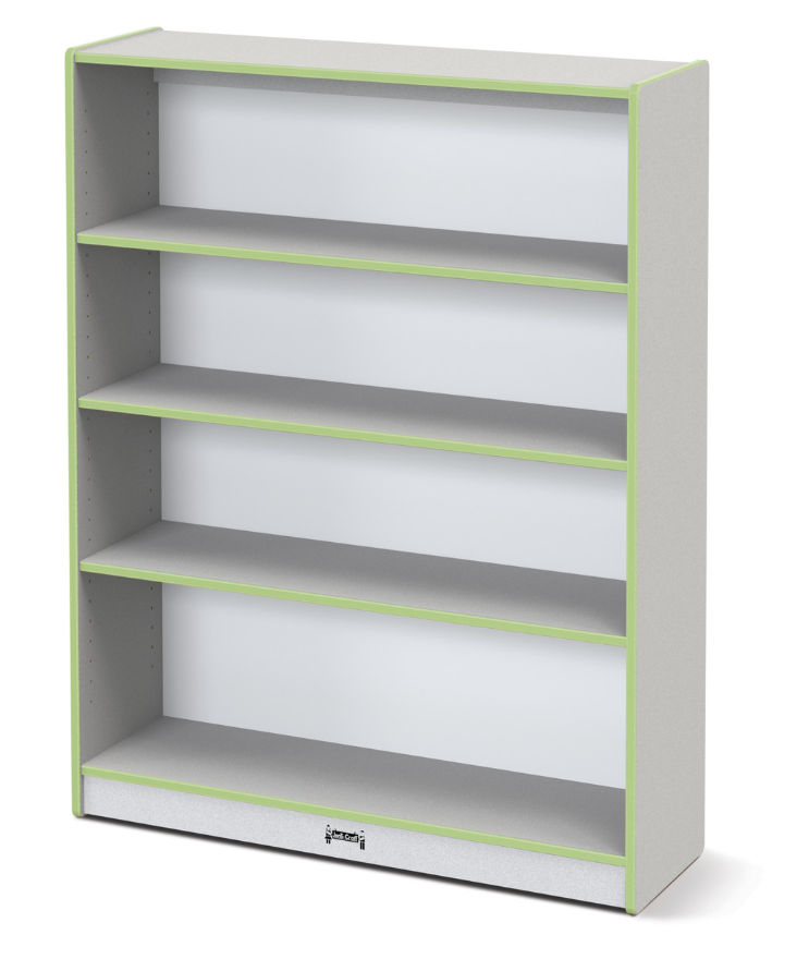 Rainbow Accents Standard Bookcase - Key Lime Green