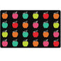 Black White & Stylish Brights Apple Sit Spots