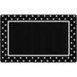 Simply Stylish Tropical Black & White Polka Dot Border