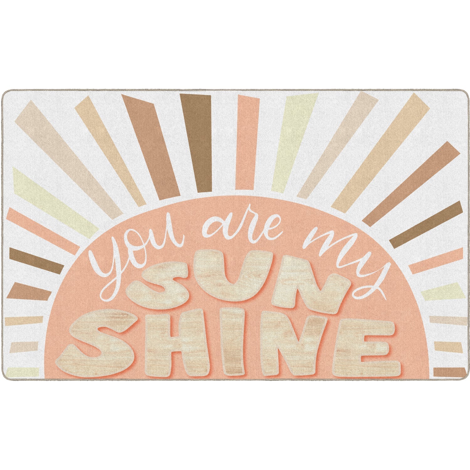 Simply Stylish Boho Rainbow You Are My Sunshine