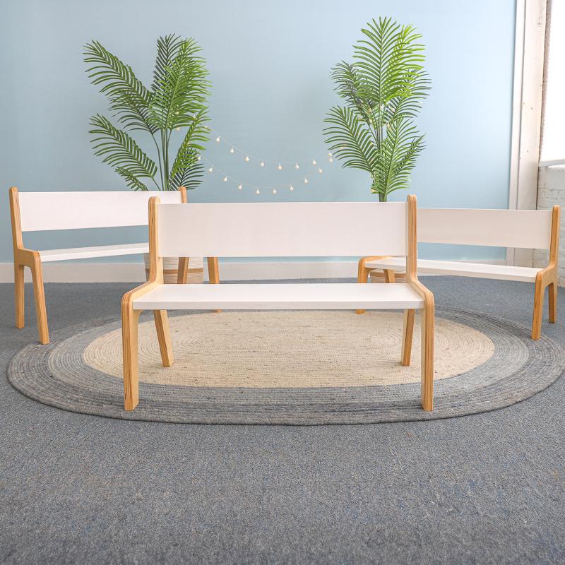 Whitney Plus 12H White Bench