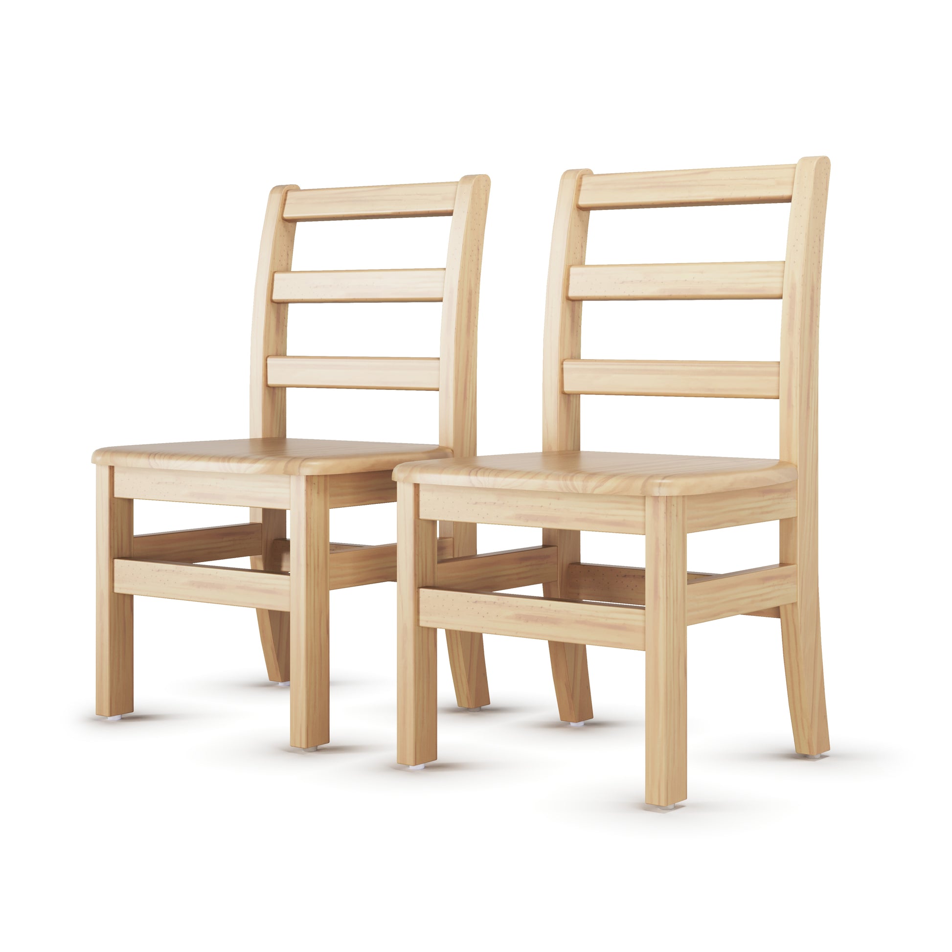 Little Innovator Hardwood Ladder Back Chairs (2-Pack)