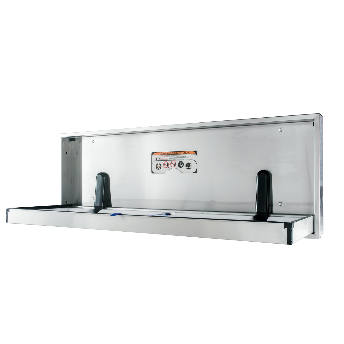 Solace 62 Surface Mount Extended Length Special Needs Stainless Steel Changing Station