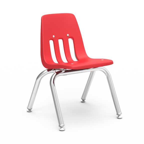 Classic Series 4-Leg Stacking Chair 12" Seat Height (PRESCHOOL-1st GRADE)