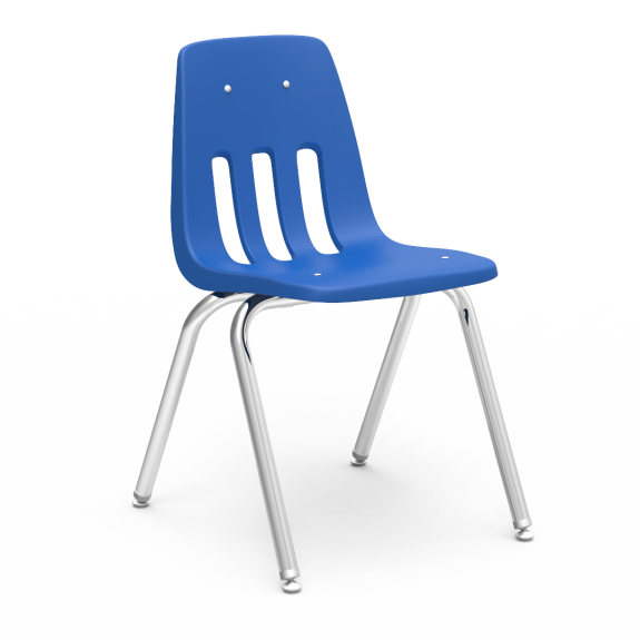 Classic Series 4-Leg Stacking Chair 18" Seat Height (ADULT)