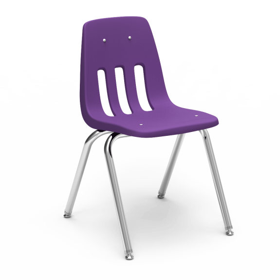 Classic Series 4-Leg Stacking Chair 18" Seat Height (ADULT)