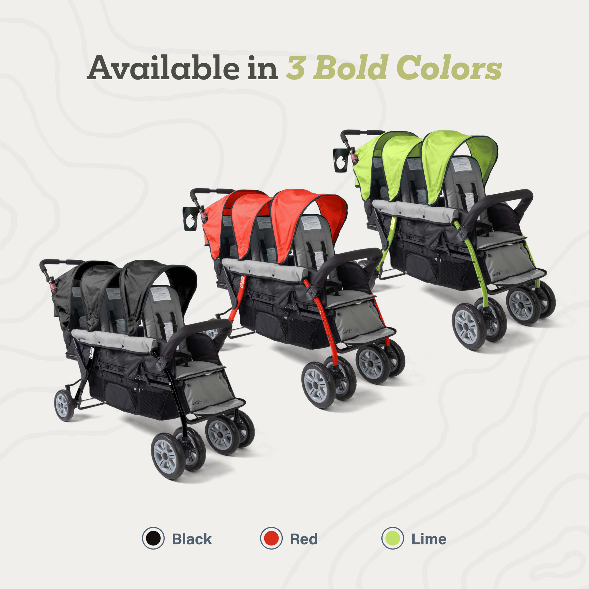Compass Trio Triple Stroller