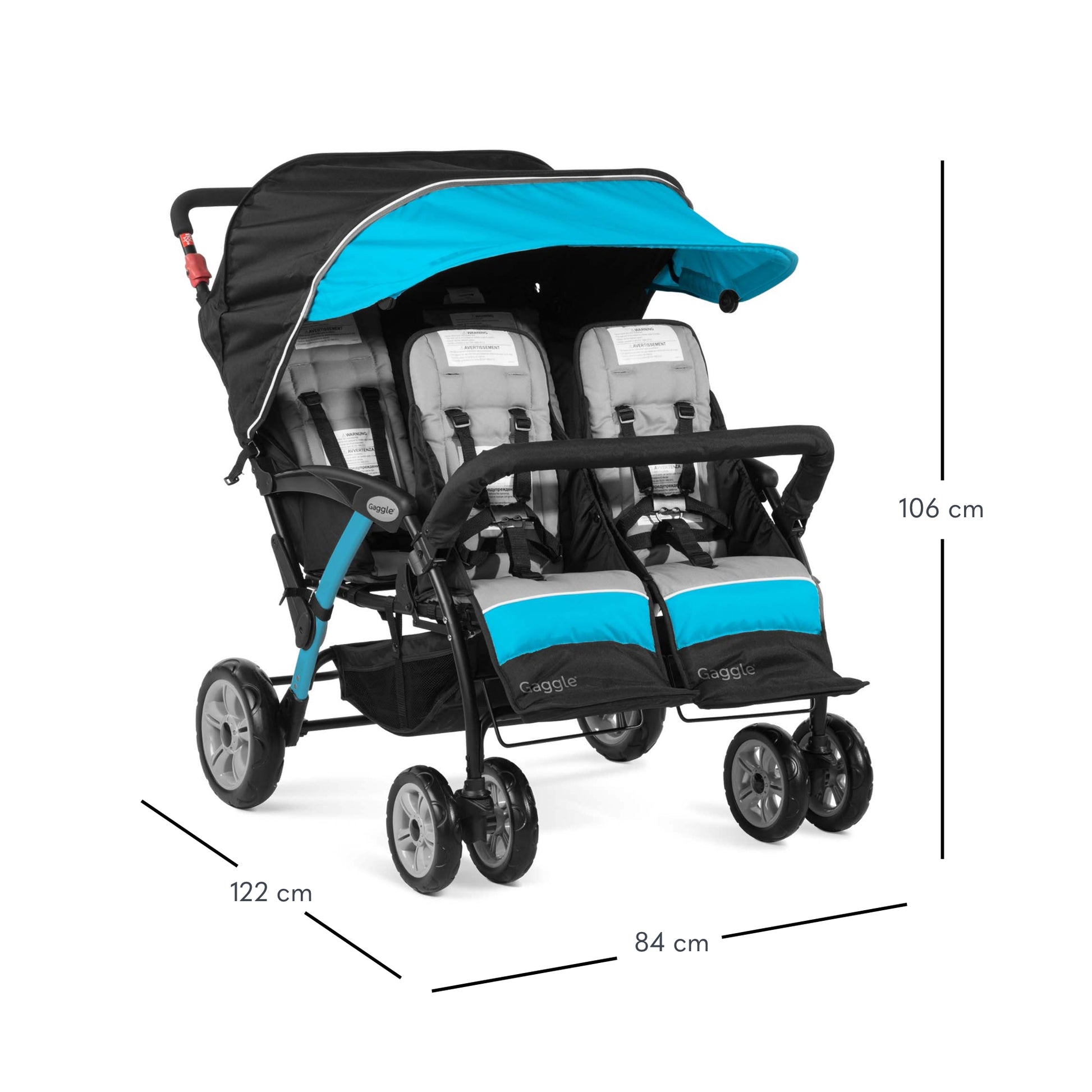 Compass 4 Seat Quad Stroller