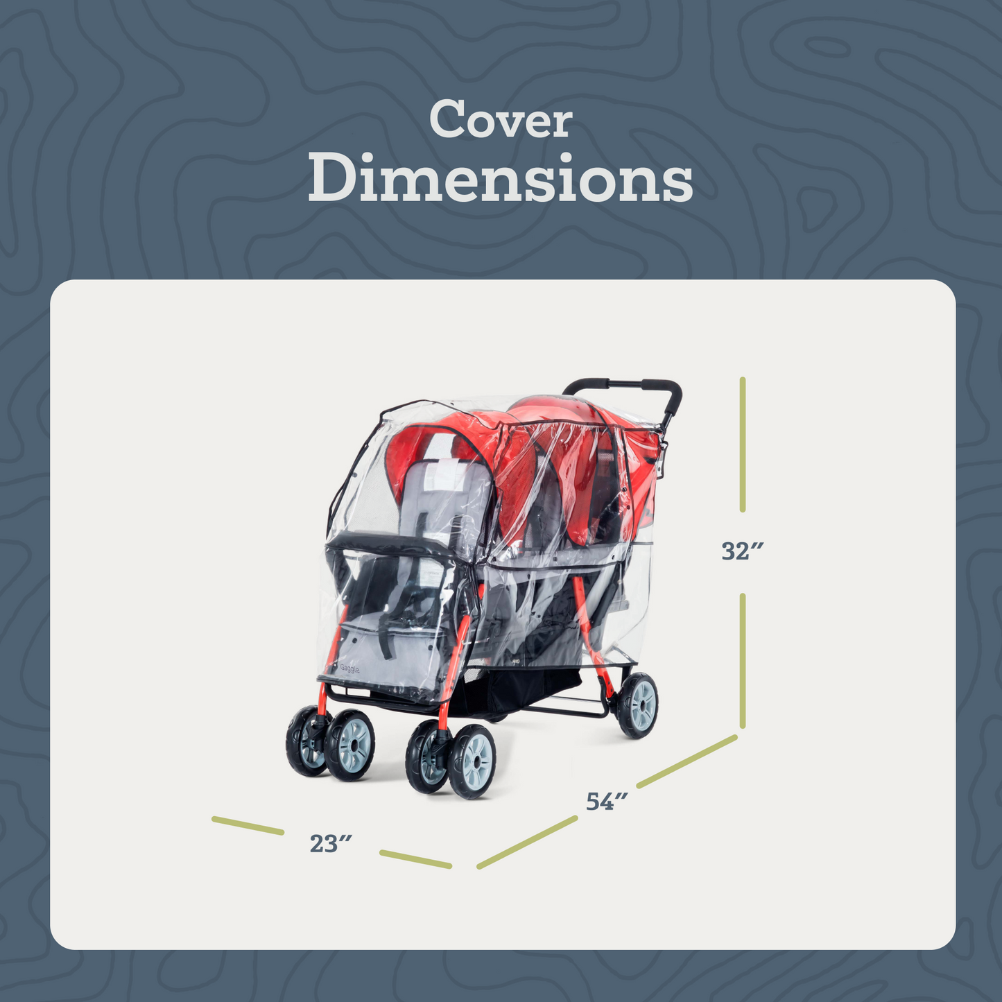 Rain Cover, Trio Sport Stroller