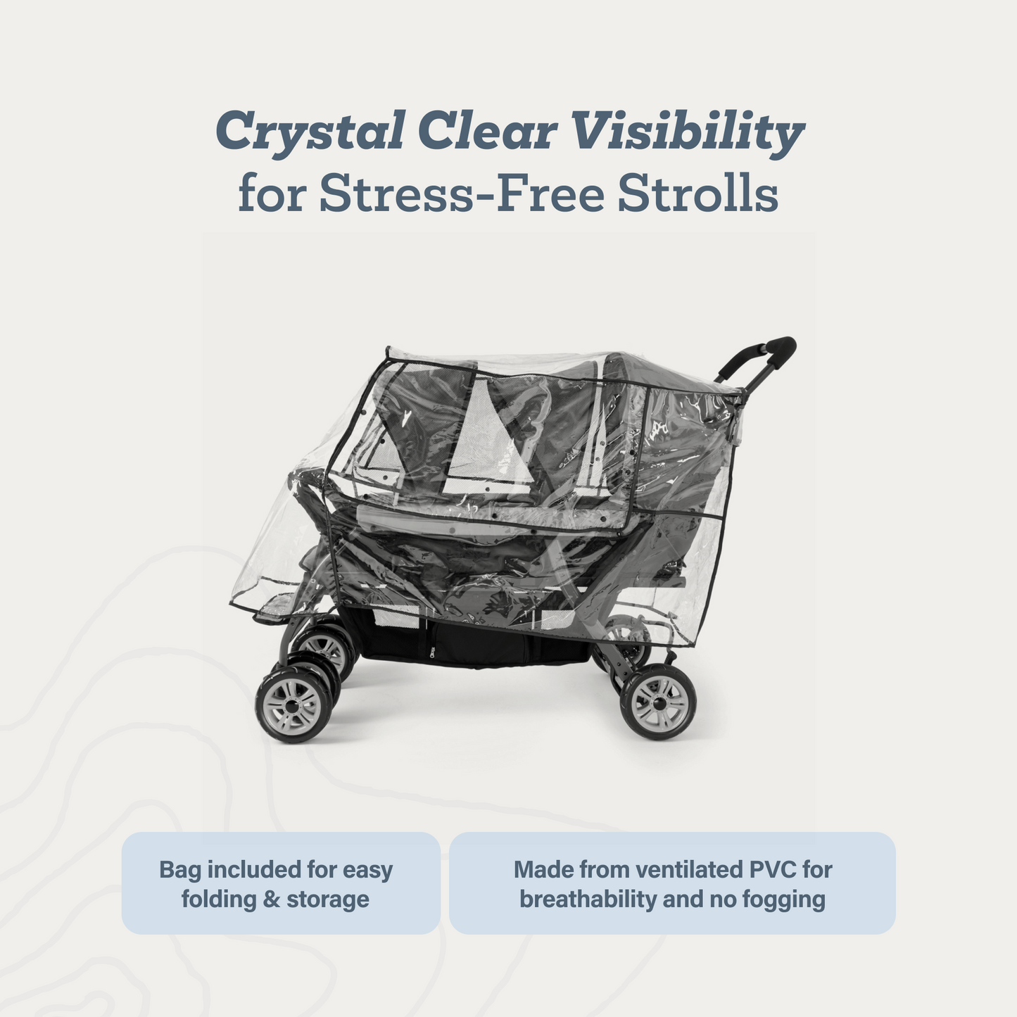 Rain Cover, Trio Sport Stroller