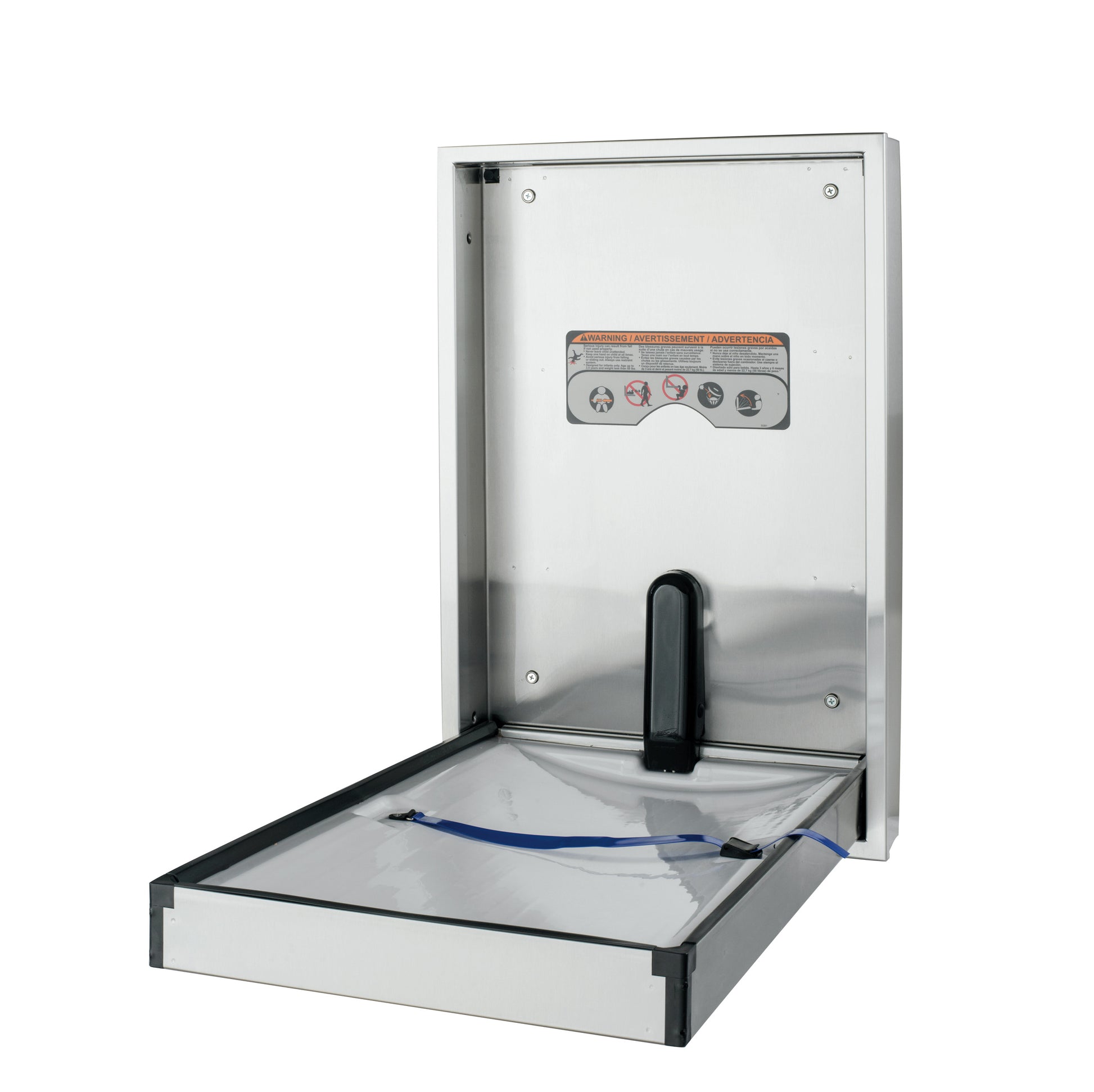 Summit Vertical Full Surface Mount Stainless Steel Baby Changing Station