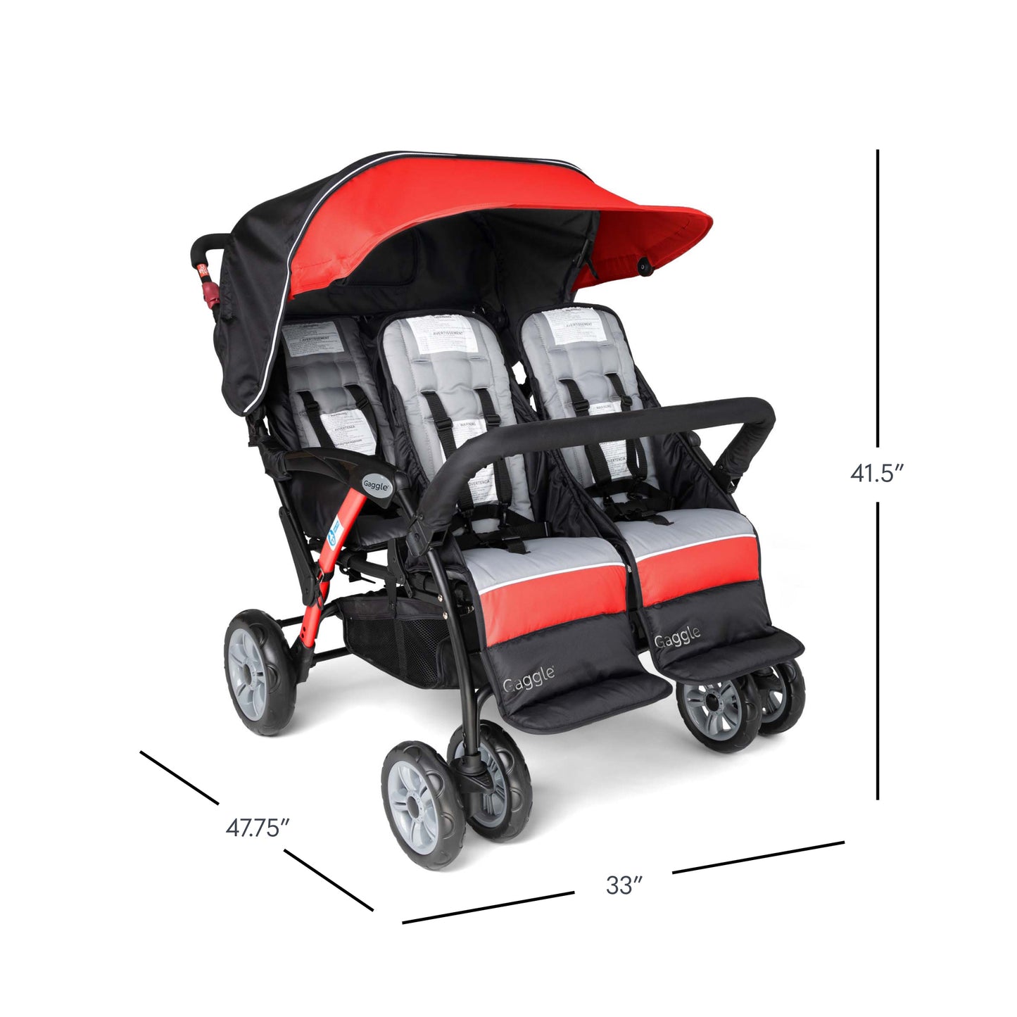 Compass 4 Seat Quad Stroller