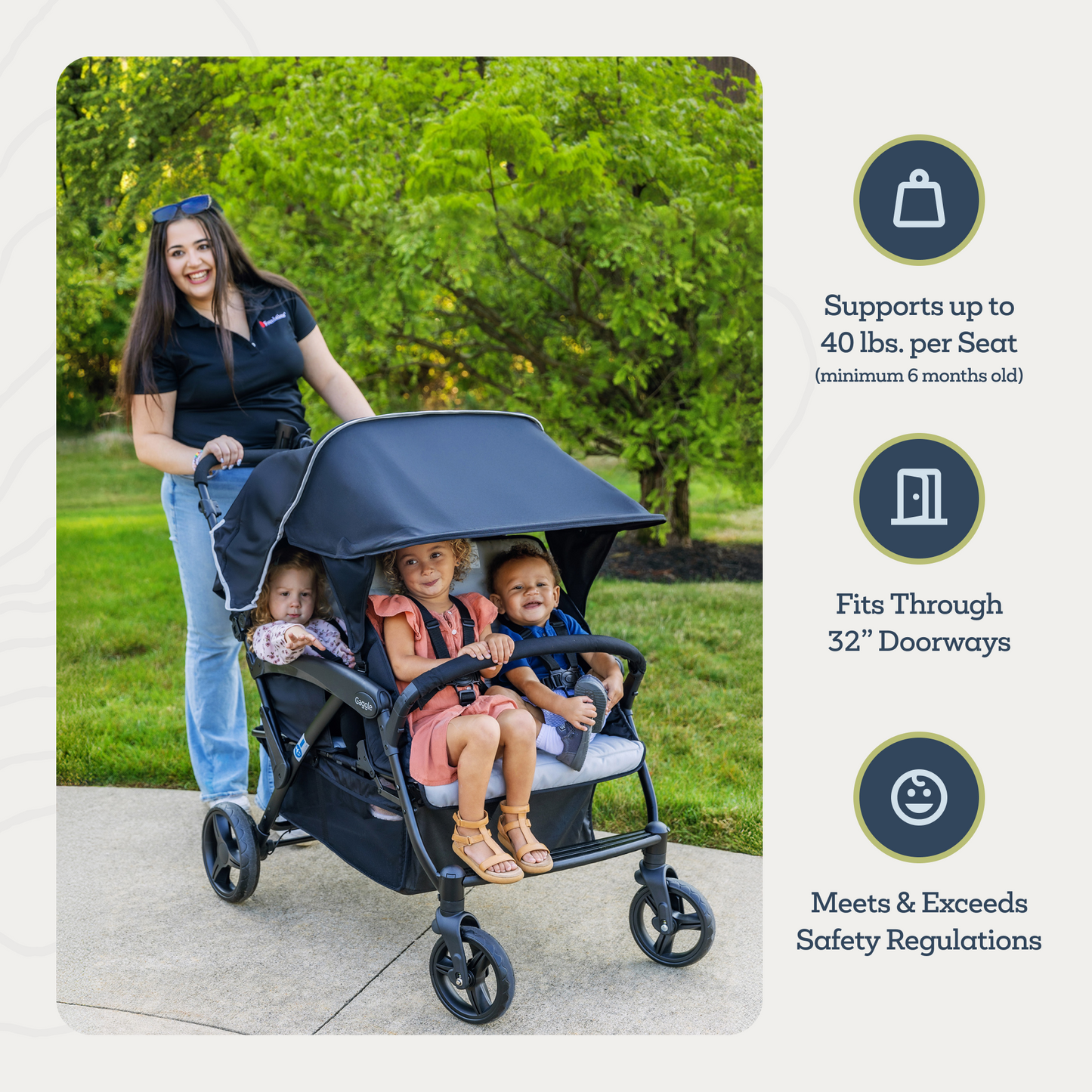 Odyssey 4 Seat Quad Stroller