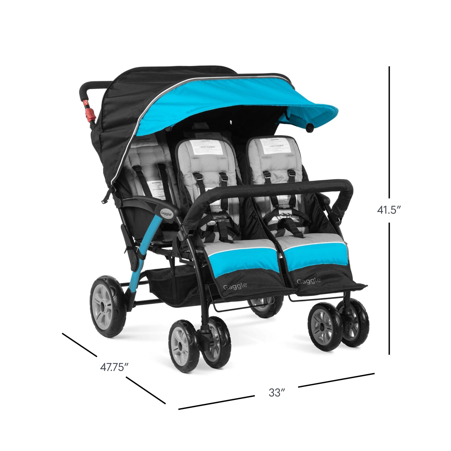 Compass 4 Seat Quad Stroller