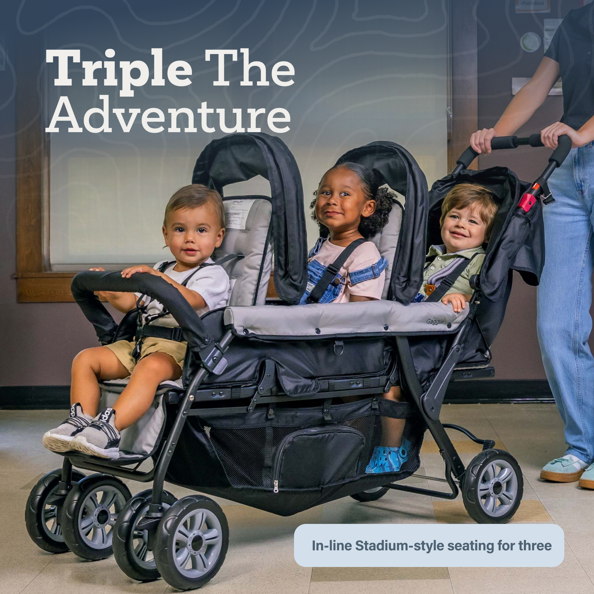 Compass Trio Triple Stroller