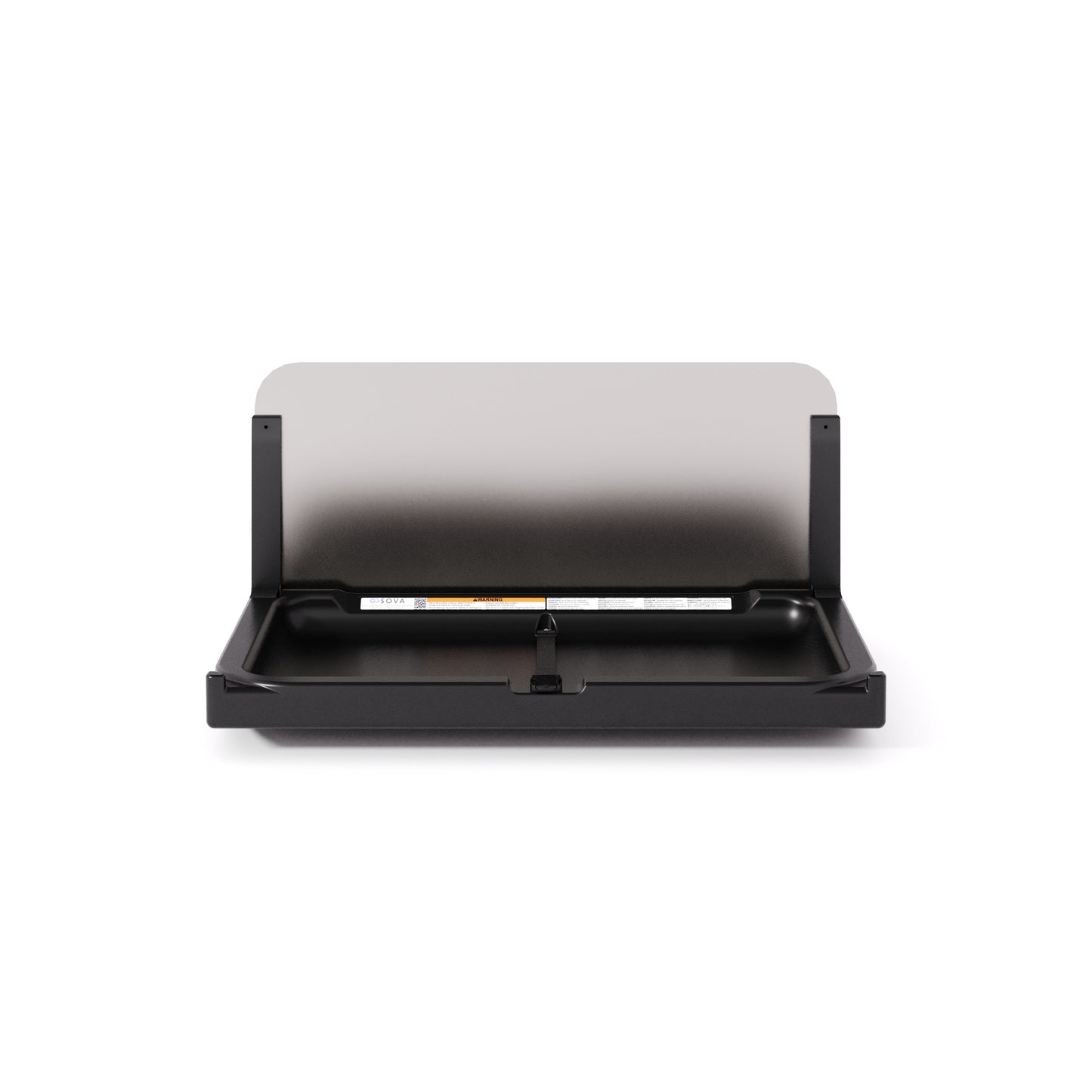 Element Horizontal Surface Mount Baby Changing Station with Backsplash