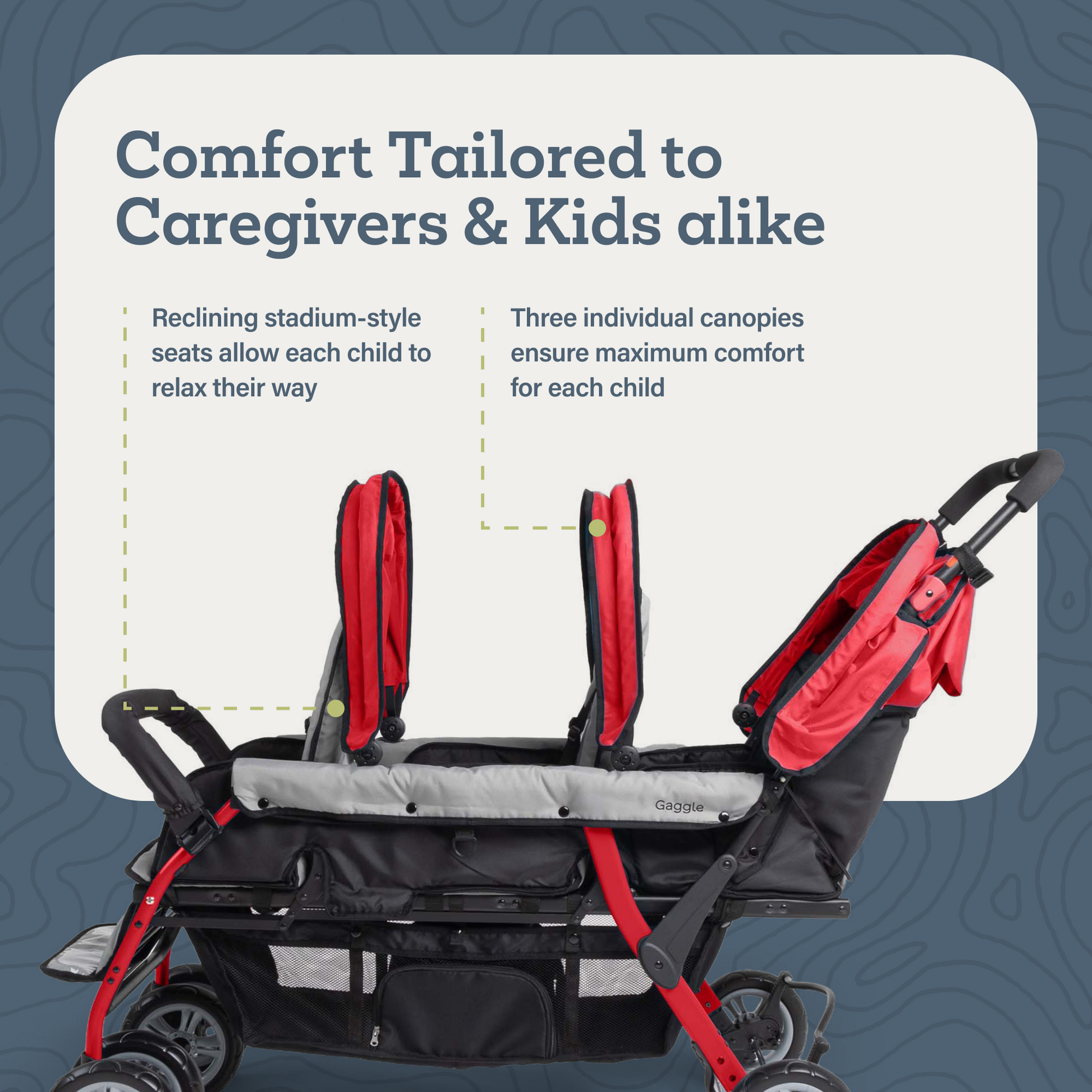 Compass Trio Triple Stroller