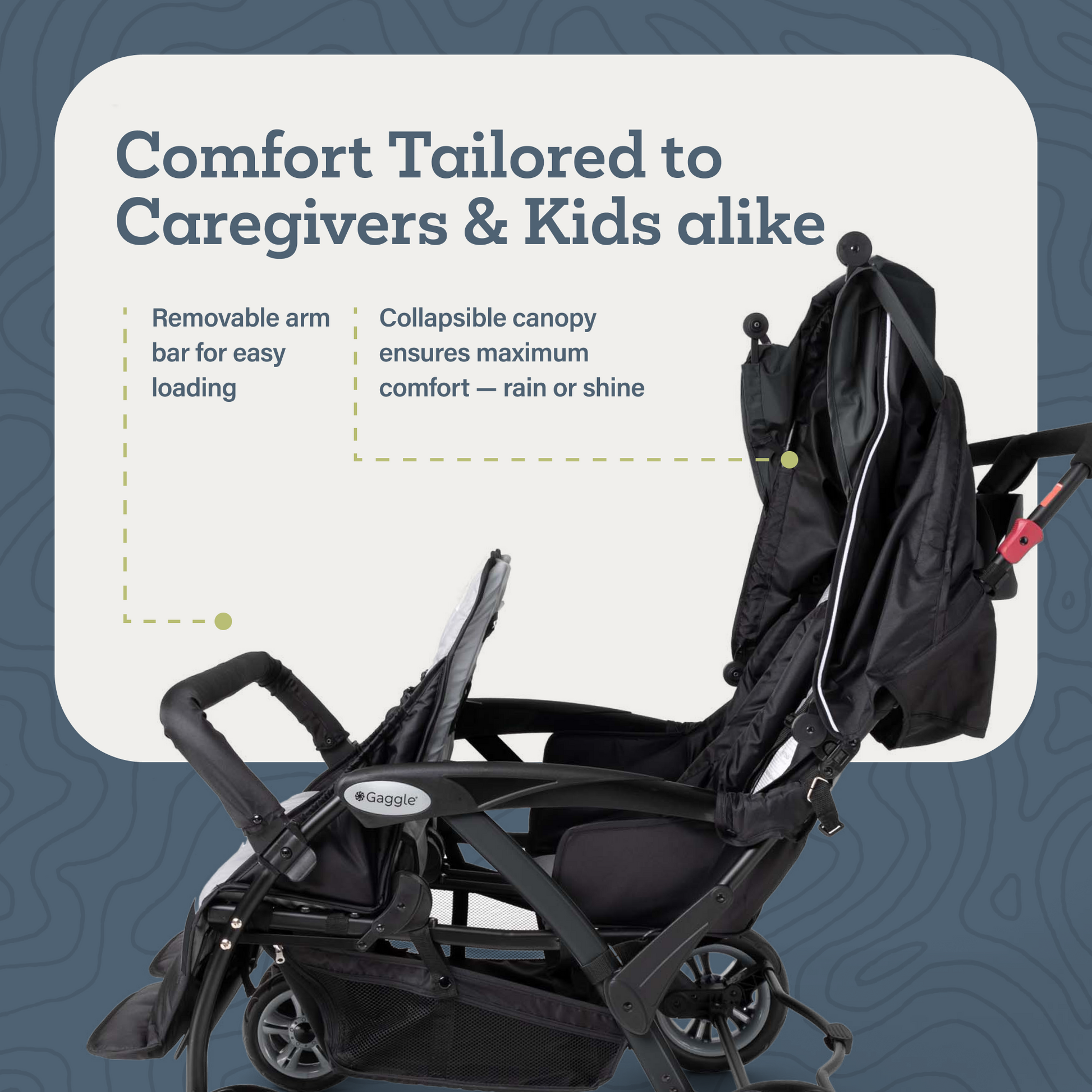 Compass 4 Seat Quad Stroller