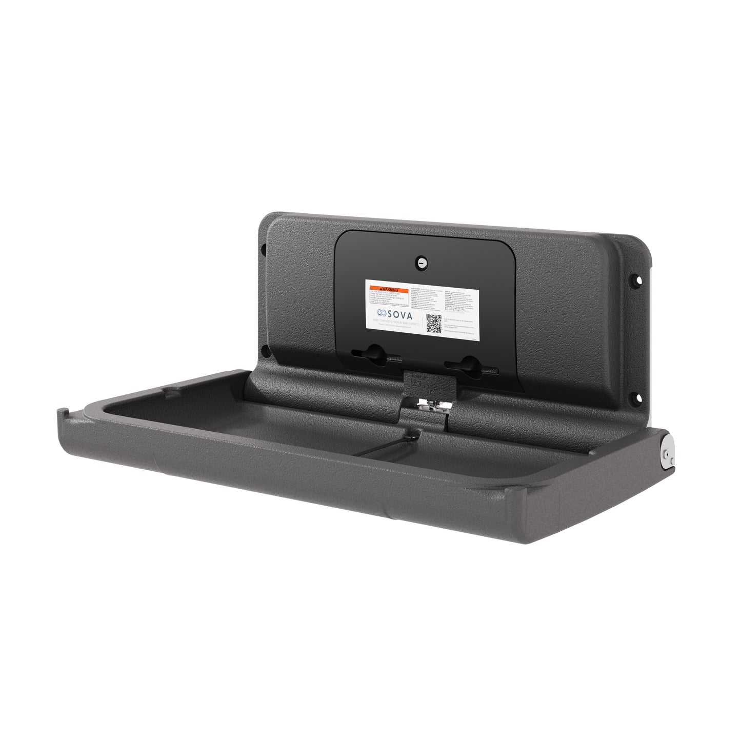 Span Horizontal Surface Mount Baby Changing Station (EZ Mount Backer Plate Included)