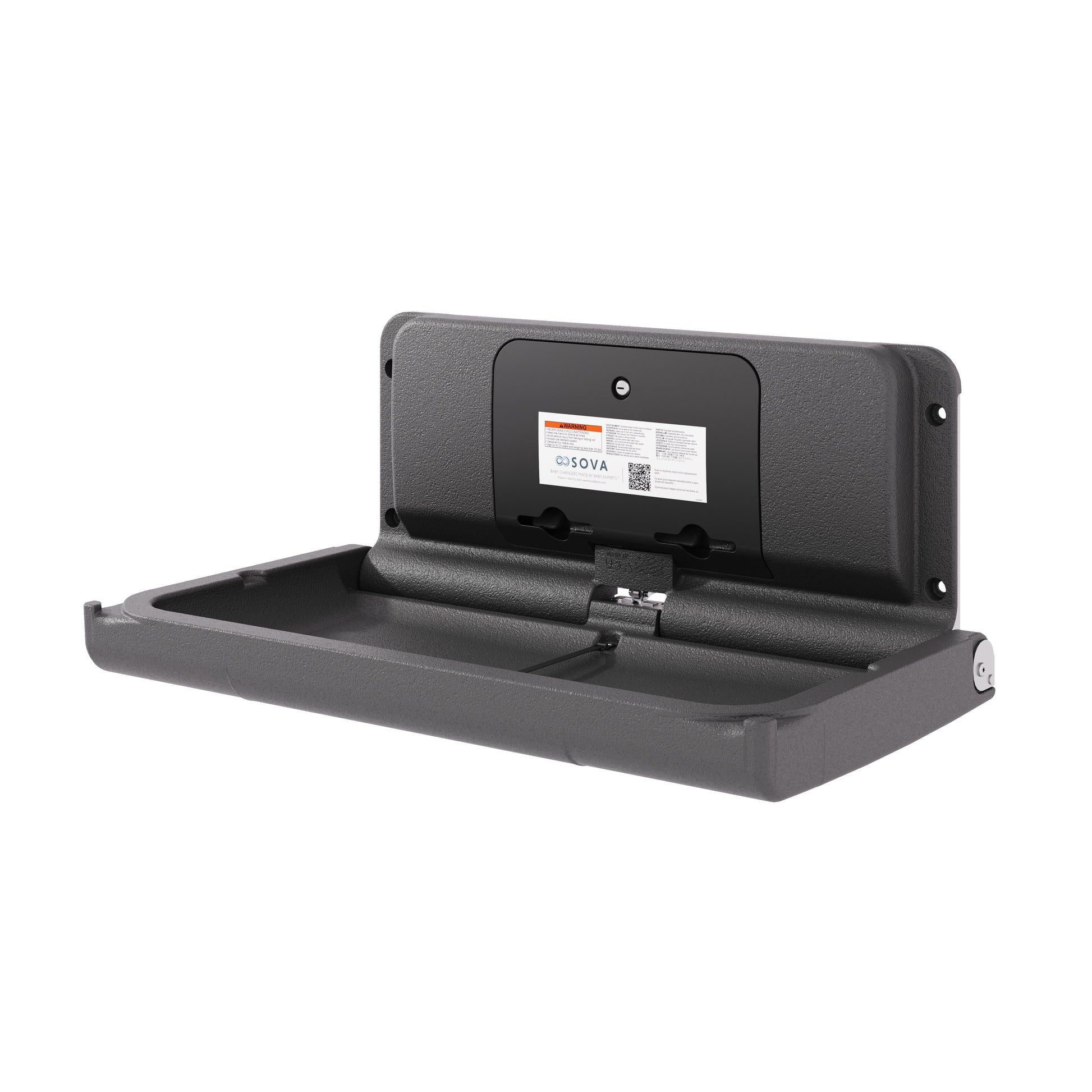 Span Horizontal Surface Mount Baby Changing Station (EZ Mount Backer Plate Included)