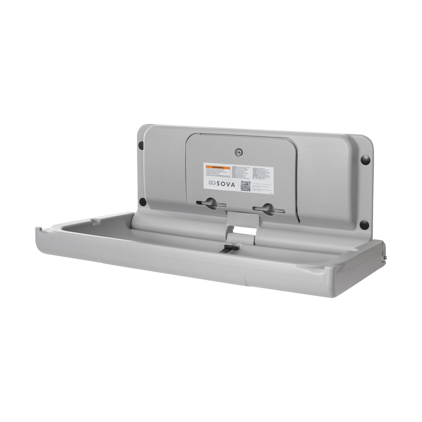 Span Horizontal Surface Mount Baby Changing Station (EZ Mount Backer Plate Included)