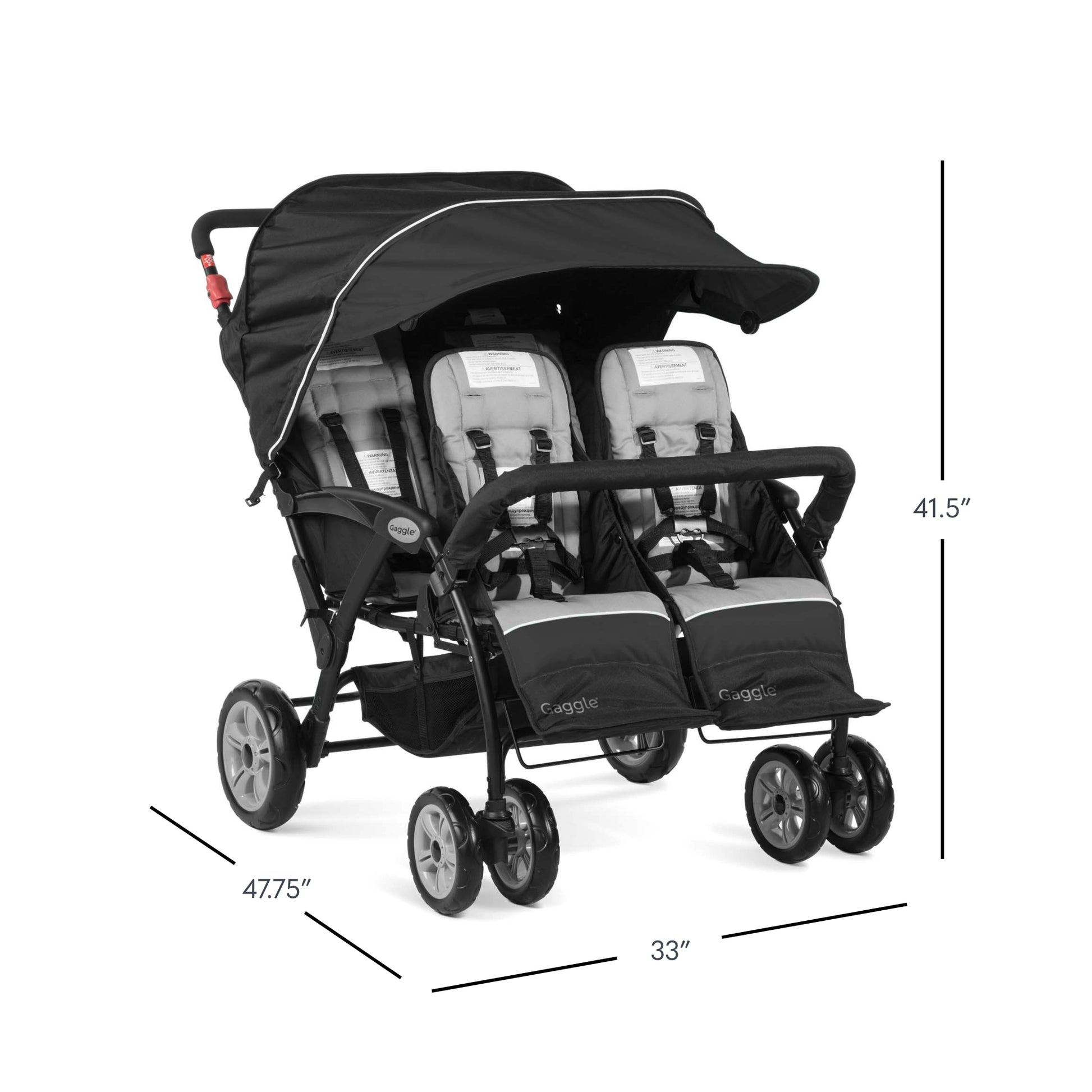 Compass 4 Seat Quad Stroller
