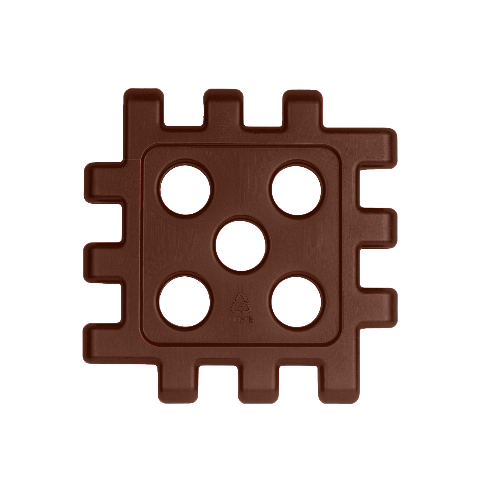 CarePlay Grid Blocks, Earthtone Multicolor